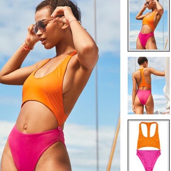 Victoria Secret Racerback Swimsuit - Picture 2 of 6